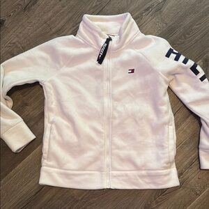Tommy Hilfiger women’s White Fleece Jacket